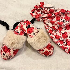 🆕 Victoria’s Secret Signature Satin Slippers with Bag
